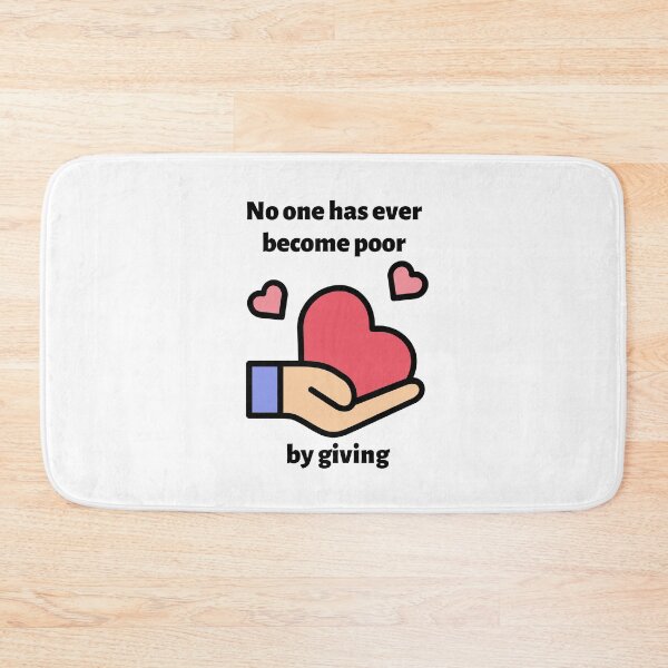 Item preview, No one has ever become poor by giving  designed and sold by Pride-Casuals.