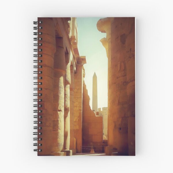 Item preview, Karnak temple in Luxor, hypostyle hall, obelisk, morning light, ancient Egypt photography, egyptian temples designed and sold by art-of-egypt.