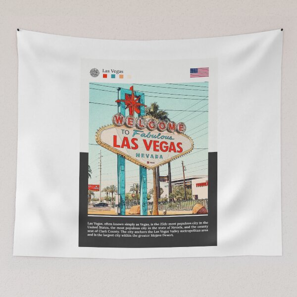 Aperçu de l'œuvre Las vegas, ville des États-Unis créée et vendue par Alexandra Rty.