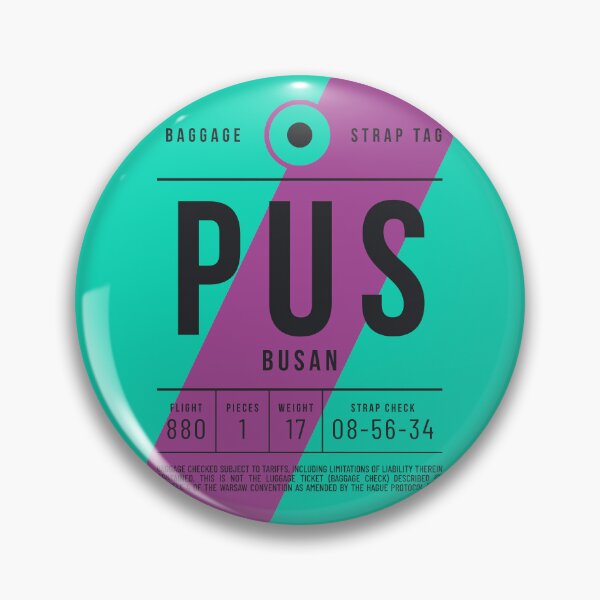 Item preview, Luggage Tag E - PUS Busan South Korea designed and sold by VoodooCircus.