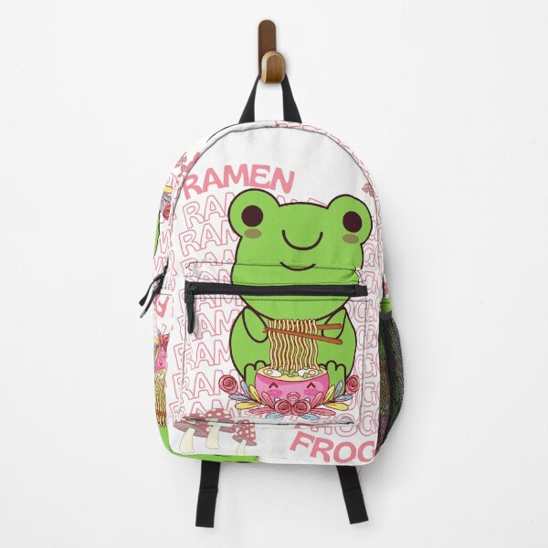 Item preview, Cute and Kawaii Frog Eating Ramen Noodles Bowl. Adorable Cartoon Frogs to make you smile. Chibi Frogs that are the Coolest of the Animal Kingdom. Kawaii Aesthetic with Mushrooms designed and sold by Saffire6.