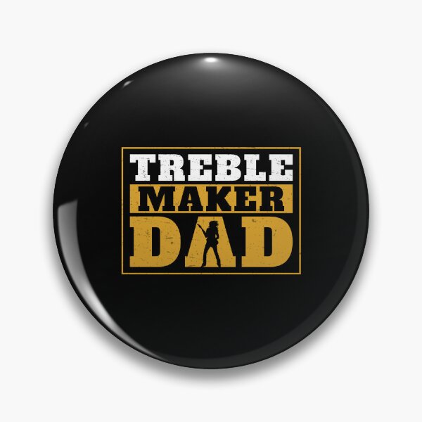 Item preview, Treble Maker Funny Bass Playing For A Guitarist Bassist Dad designed and sold by StrongShirts.