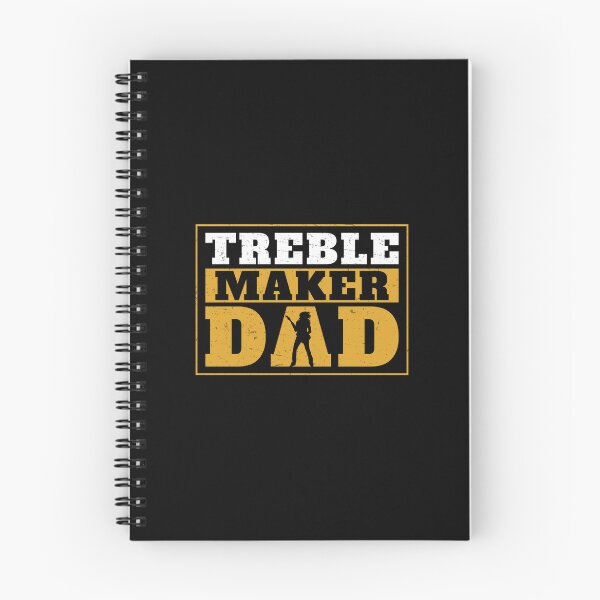 Item preview, Treble Maker Funny Bass Playing For A Guitarist Bassist Dad designed and sold by StrongShirts.