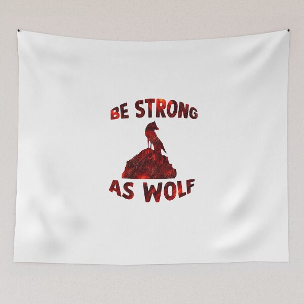 Item preview, Be strong as wolf  designed and sold by DopeDesign111.