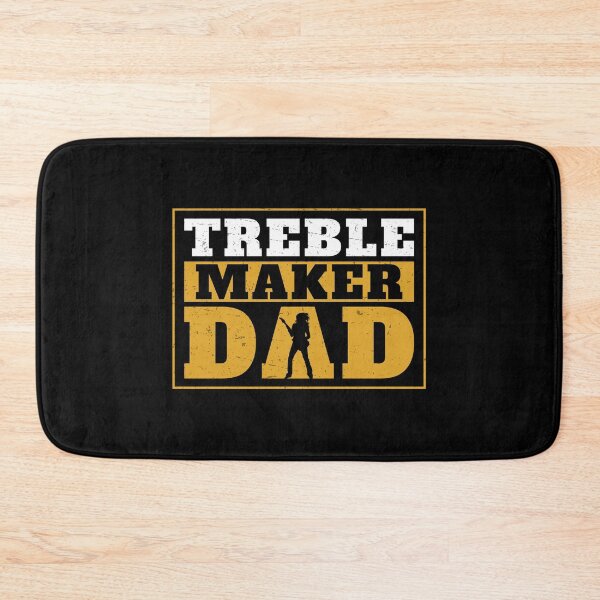 Item preview, Treble Maker Funny Bass Playing For A Guitarist Bassist Dad designed and sold by StrongShirts.