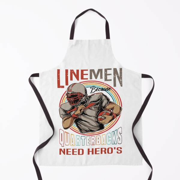 Item preview, Lineman Because Quarterbacks Need Heroes - Football Lineman designed and sold by Luvjesus2.