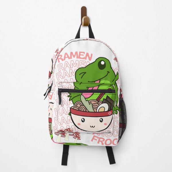 Item preview, Cute Cartoon Kawaii Frog eating Ramen Bowl | adorable Ramen noodles animals | Japanese Kawaii aesthetic | Kawaii Ramen Frog | Froggy Ramen | Chibi kawaii frog and mushrooms designed and sold by Saffire6.