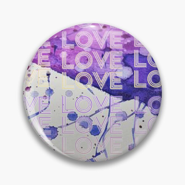 Item preview, love,repeatedly Lettering,purple,various colored painting designed and sold by zzzozzo.