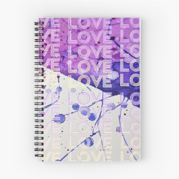 Item preview, love,repeatedly Lettering,purple,various colored painting designed and sold by zzzozzo.