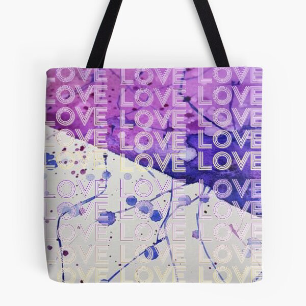 Item preview, love,repeatedly Lettering,purple,various colored painting designed and sold by zzzozzo.