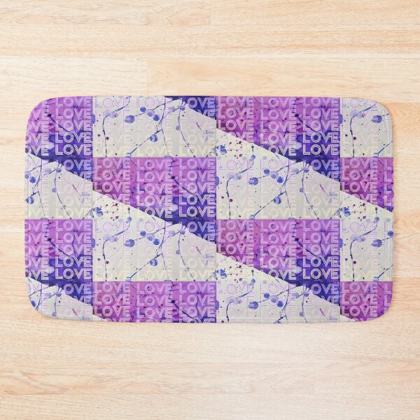 Item preview, love,repeatedly Lettering,purple,various colored painting designed and sold by zzzozzo.