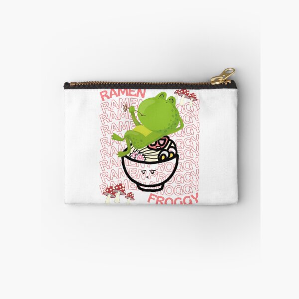 Item preview, Cute Cartoon Kawaii Frog eating Ramen Bowl | adorable Ramen noodles animals | Japanese Kawaii aesthetic | Kawaii Ramen Frog | Froggy Ramen | Chibi kawaii frog and mushrooms designed and sold by Saffire6.
