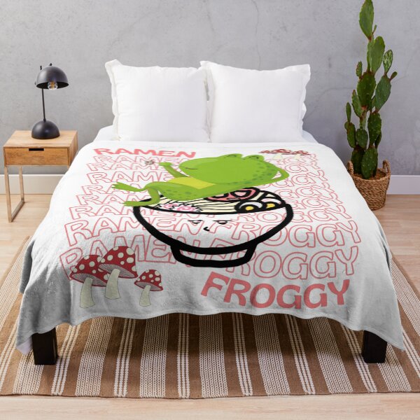 Item preview, Cute Cartoon Kawaii Frog eating Ramen Bowl | adorable Ramen noodles animals | Japanese Kawaii aesthetic | Kawaii Ramen Frog | Froggy Ramen | Chibi kawaii frog and mushrooms designed and sold by Saffire6.