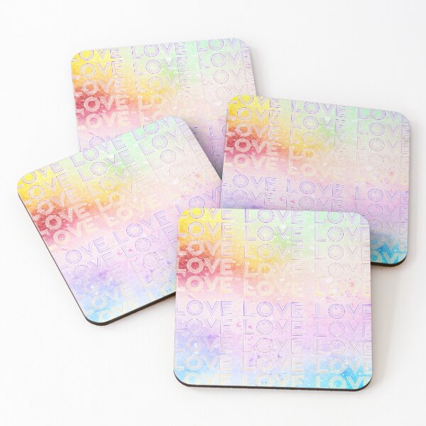Item preview, love,repeatedly Lettering,purple,various colored painting designed and sold by zzzozzo.