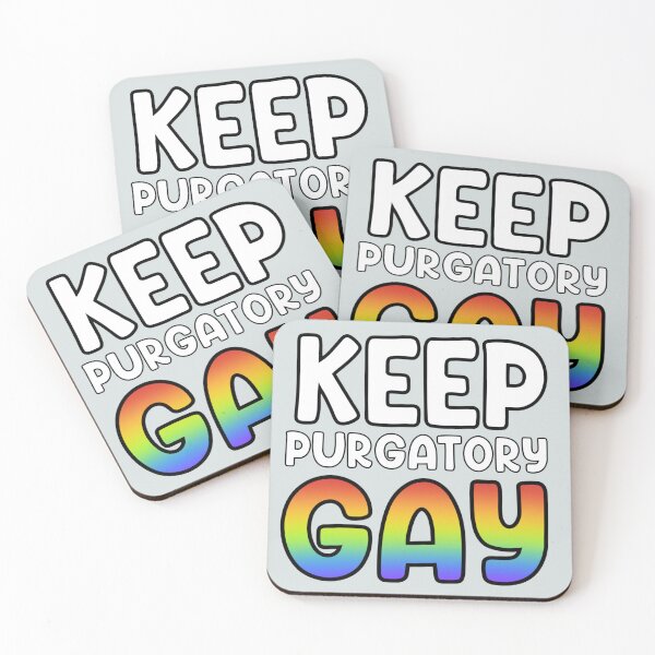 Item preview, Mantenga el Purgatorio Gay designed and sold by spottedhound.