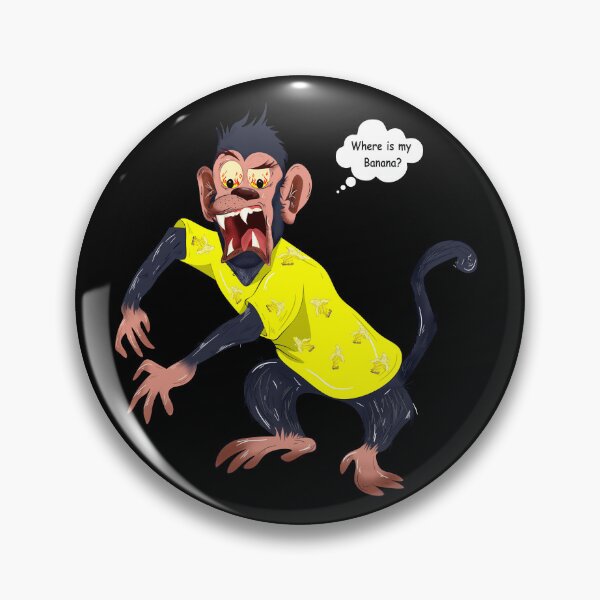Item preview, Crazy Monkey - Where is my Banana? designed and sold by Mariia Berezhna.