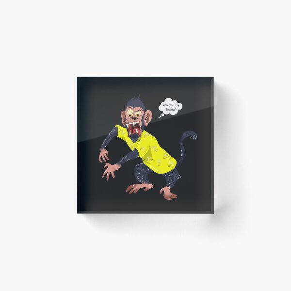 Item preview, Crazy Monkey - Where is my Banana? designed and sold by Mariia Berezhna.
