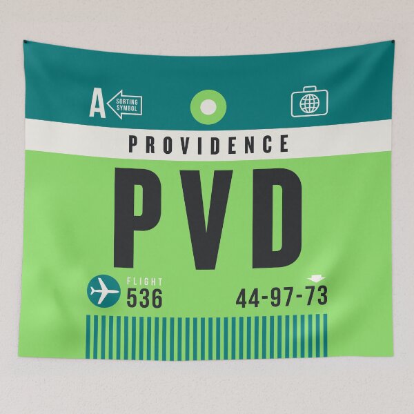 Item preview, Luggage Tag A - PVD Providence Rhode Island USA designed and sold by VoodooCircus.