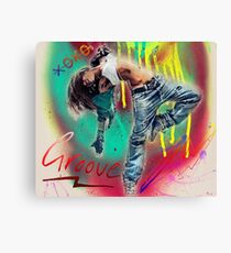 Hip Hop Dance Art Canvas Print