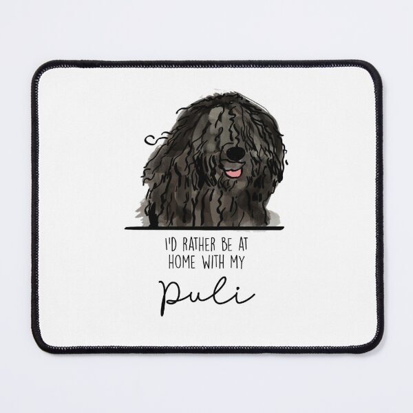 Item preview, I’d rather be at home with my Puli designed and sold by Little Fuzz Shop.