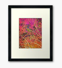 Red sky Framed Print