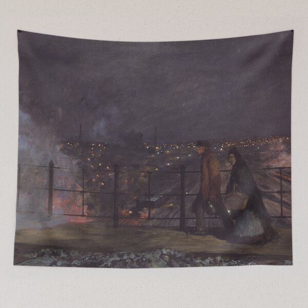 Item preview,  Railroad Tracks in North Berlin - Franz Skarbina designed and sold by Vintage Designs +.