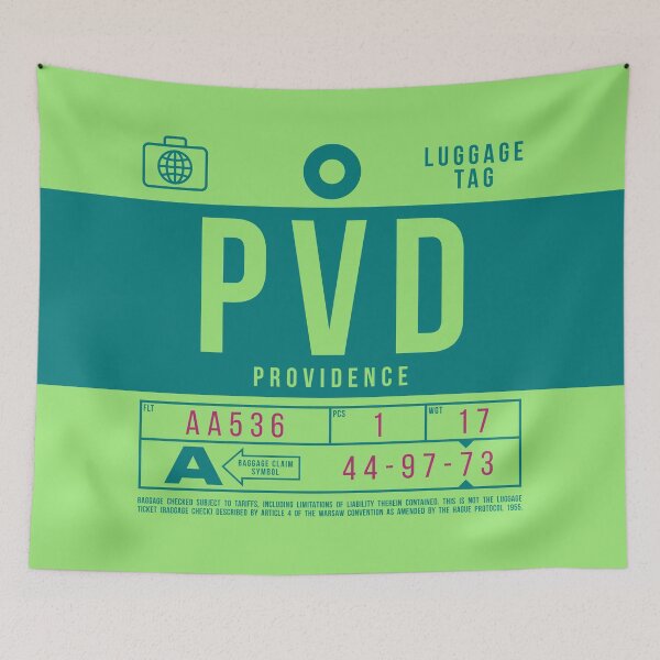 Item preview, Luggage Tag B - PVD Providence Rhode Island USA designed and sold by VoodooCircus.