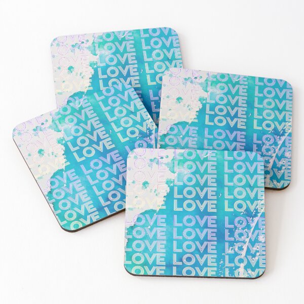 Item preview, love,repeatedly Lettering,purple,various colored painting designed and sold by zzzozzo.