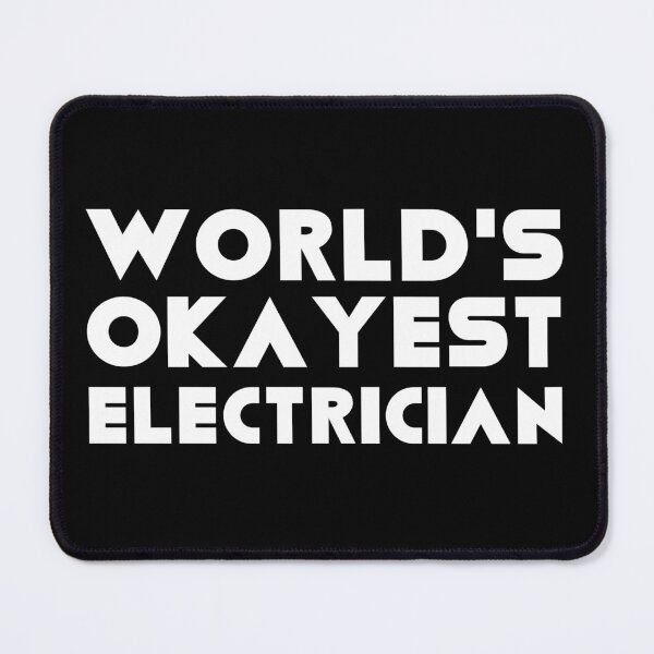Item preview, World's Okayest Electrician Funny designed and sold by happinestSHOP.
