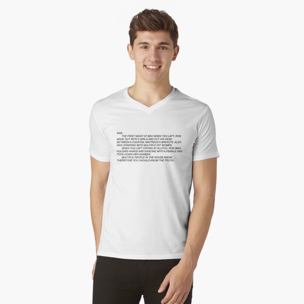 Artikel-Vorschau von T-Shirt mit V-Ausschnitt, designt und verkauft von Creadytar.