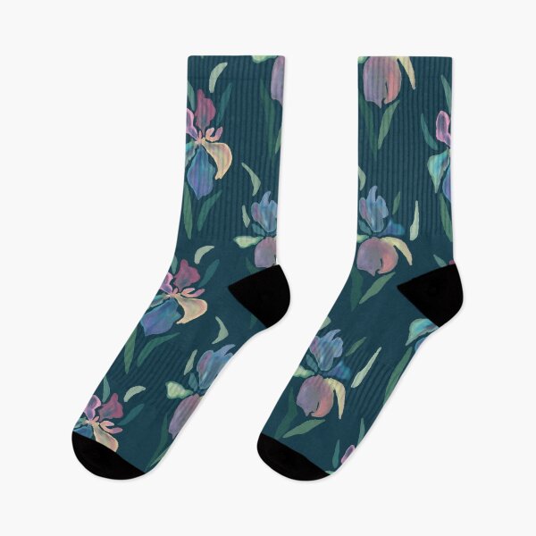 Item preview,  Seamless watercolor floral pattern. Multicolored irises. designed and sold by UVI-CA.