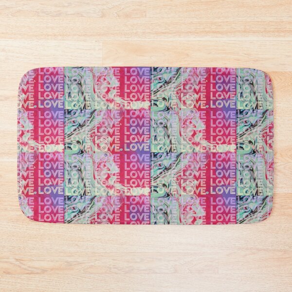 Item preview, love,repeatedly Lettering,purple,various colored painting designed and sold by zzzozzo.