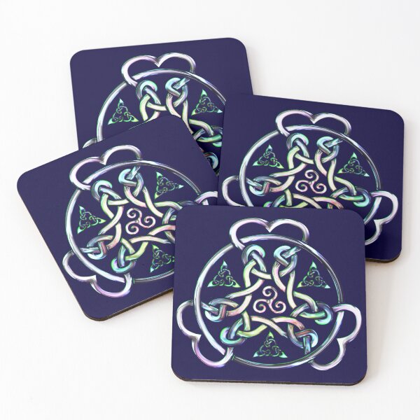 Item preview, Celtic Knotwork Heart Pattern Triquetra designed and sold by kernowerno.