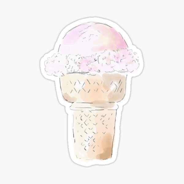I scream you scream we all scream for... ICE CREAM Sticker