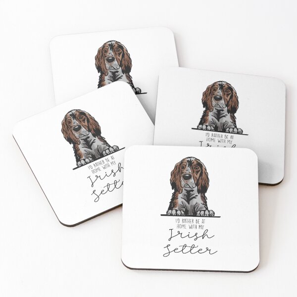 Artikelvorschau, Ich wäre lieber zu Hause bei meinem Irish Setter entworfen und verkauft von Little Fuzz Shop.