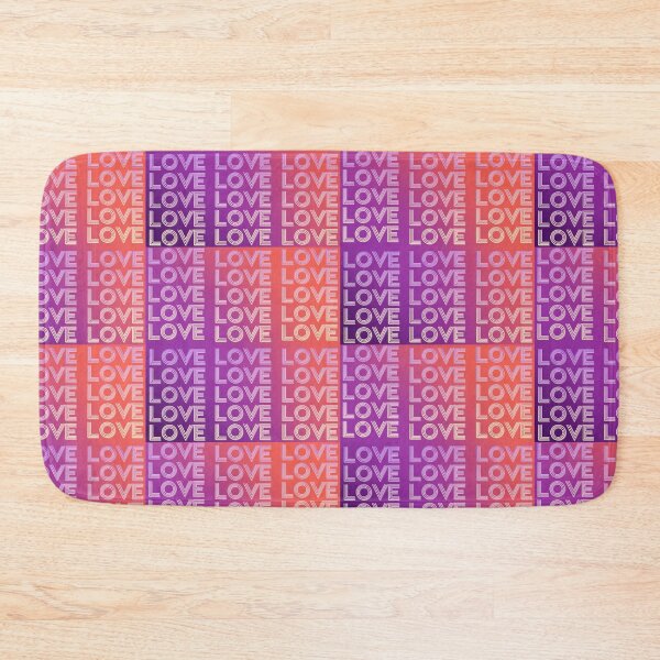 Item preview, love,repeatedly Lettering,purple,various colored painting designed and sold by zzzozzo.