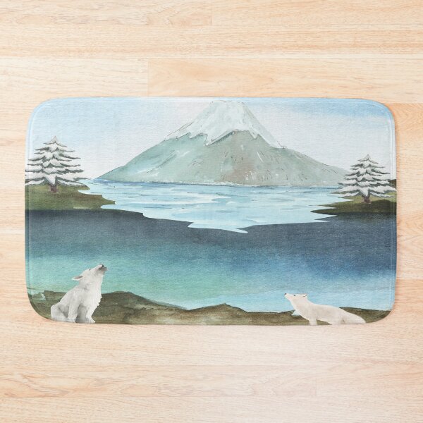 Item preview, Winter Snow Mountain Lone Wolf Nature designed and sold by Sagittarius-Lin.