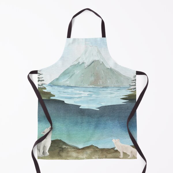 Item preview, Winter Snow Mountain Lone Wolf Nature designed and sold by Sagittarius-Lin.