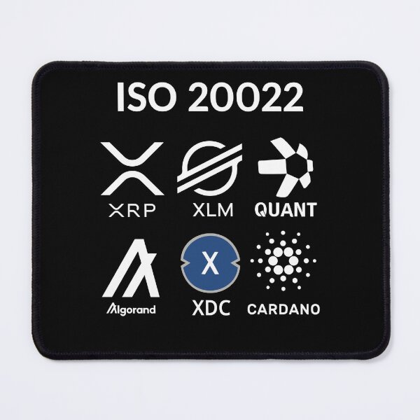 Item preview, ISO 20022 Quant XRP XLM XDC ADA ALGO designed and sold by PopFoxT-shirts.