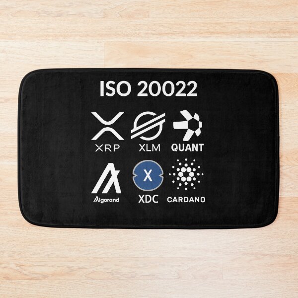 Item preview, ISO 20022 Quant XRP XLM XDC ADA ALGO designed and sold by PopFoxT-shirts.