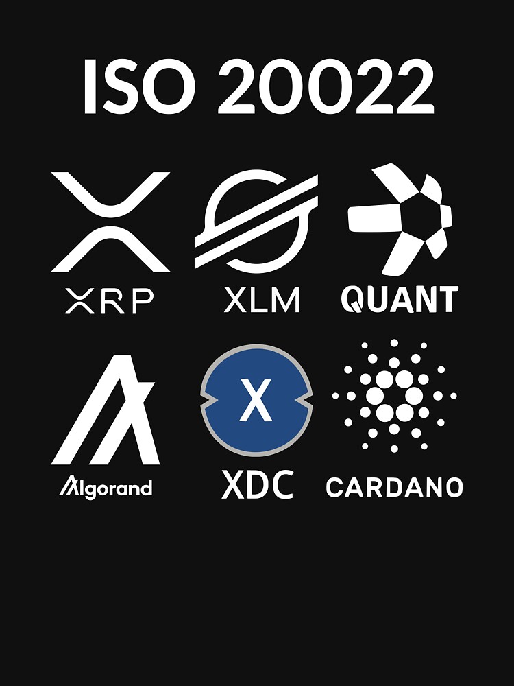 Iso 20022 Quant Xrp Xlm Xdc Ada Algo T Shirt For Sale By Popfoxt Shirts Redbubble Iso20022 Iso 20022 Quant Xrp Xlm Xdc Ada Algo T Shirt For Sale By Popfoxt Shirts Redbubble Iso20022