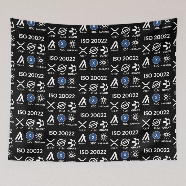 Item preview, ISO 20022 Quant XRP XLM XDC ADA ALGO designed and sold by PopFoxT-shirts.