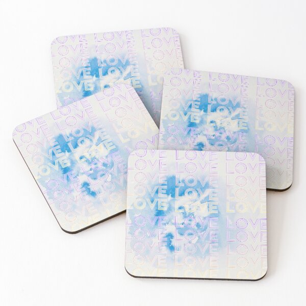 Item preview, love,repeatedly Lettering,purple,various colored painting designed and sold by zzzozzo.