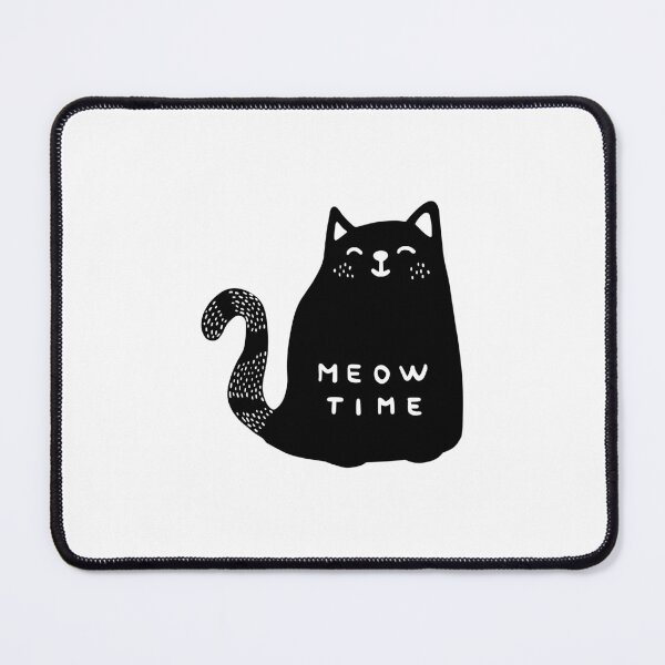 Item preview, Meow time black cat  designed and sold by bigmoments.