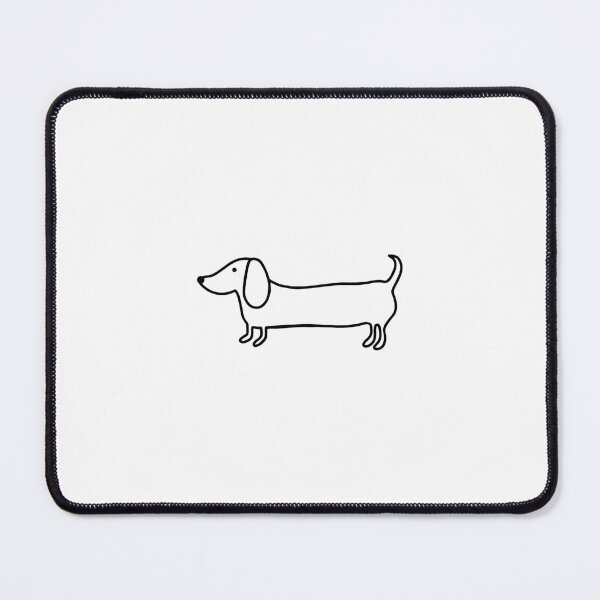 Item preview, Simple dachshund black drawing designed and sold by bigmoments.