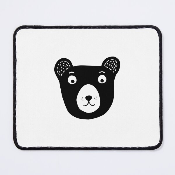 Item preview, Cute black and white bear illustration designed and sold by bigmoments.