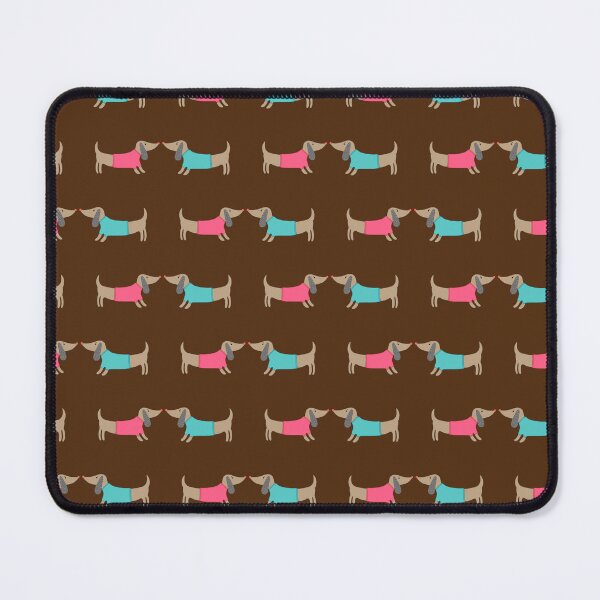 Item preview, Cute dog lovers in dark brown designed and sold by bigmoments.