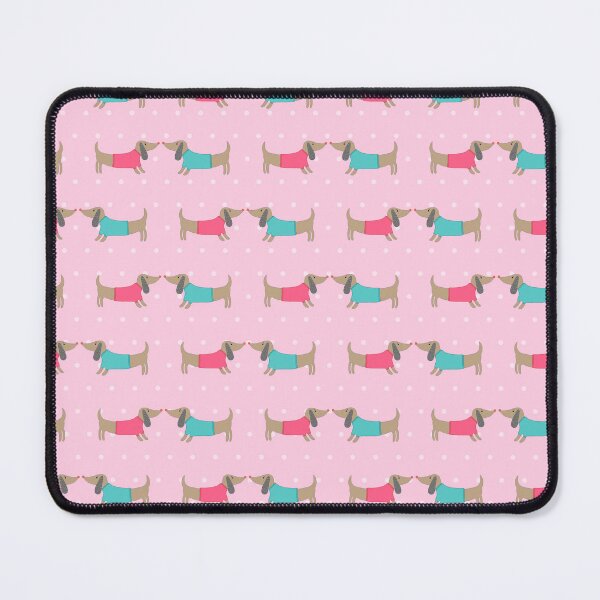 Item preview, Cute dog lovers with dots in pink background designed and sold by bigmoments.