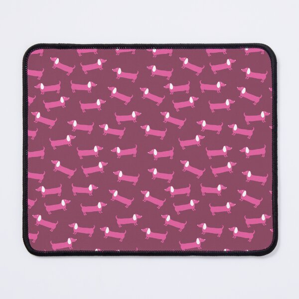 Item preview, Pink dachshunds pattern designed and sold by bigmoments.