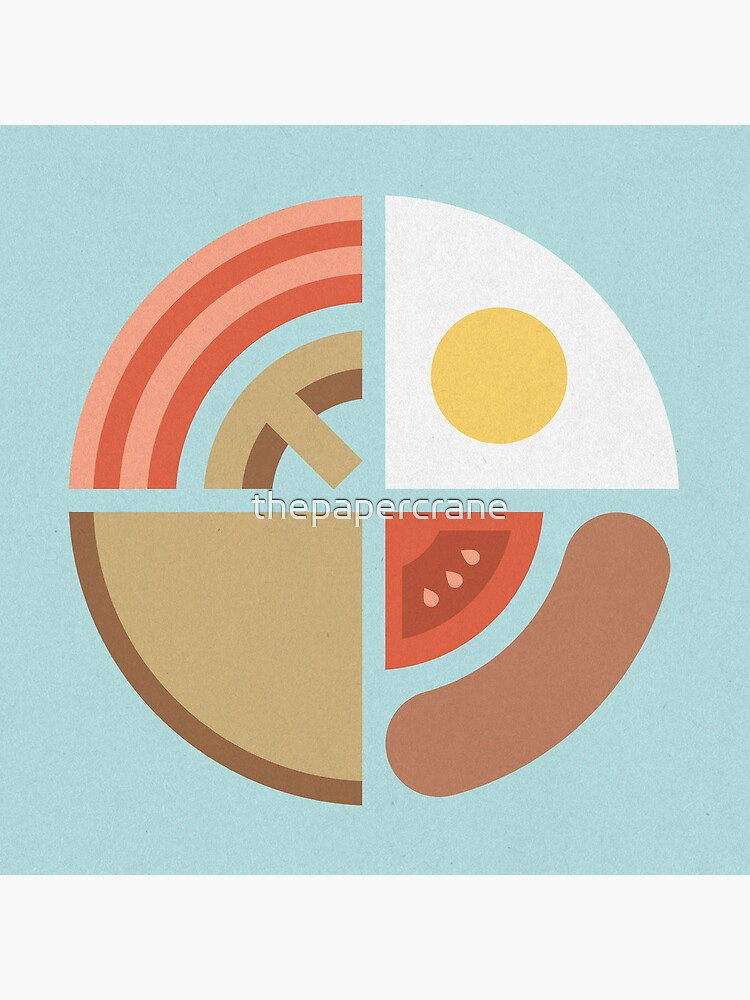 Thumbnail 4 of 4, Clock, Breakfast 'Time' designed and sold by thepapercrane.